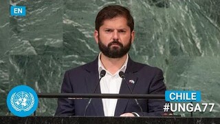 🇨🇱 Chile - President Addresses United Nations General Debate, 77th Session (English) | #UNGA