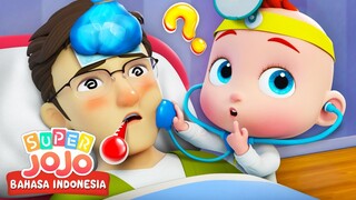 Johny Johny Yes Doctor | Ayah Demam | Lagu Dokter Kecil Super JoJo | Super JoJo Bahasa Indonesia