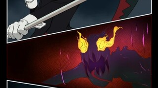 After the girl was defeated, her body was taken over by the devil