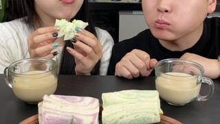 #Pop Pop Pearl Toast Today, my sister and I are playing a prank on our husband—wonder if it'll work!