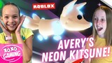 Avery has a NEON Kitsune !!!