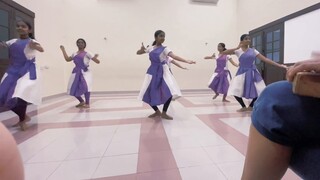 A small wooden stick and a wooden board are the rhythms in the Indian Bharatanatyam dance course. Th