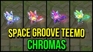 Space Groove Teemo Chromas Spotlight | League of Legends