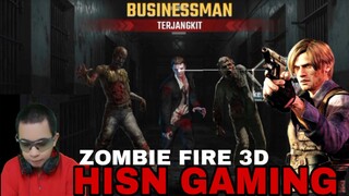 game zombie fire 3D melawan zombie businessman yg terjangkit wabah