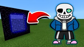 How To Make A Portal To The Sans Dimension In Minecraft
