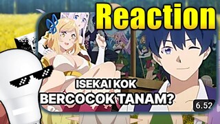 Isekai Nonbiri Nouka Jelek? Reaction @cleansound