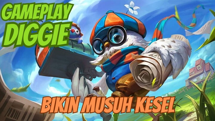 Gameplay diggie bikin musuh jengkel