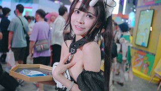 [4K Quick Report]~สาวโลลิหัวหมามาถึงหน้างานนิทรรศการการ์ตูนแล้ว รีบจับเลย~