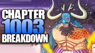 Kaido Goes Full Power / One Piece Chapter 1003 Breakdown