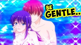 Do you want to do it here? 😍😎😍.......BEACH in Anime || anime Moment || アニメの面白い瞬間