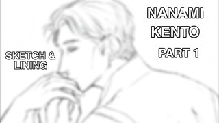 Nanami Kento Fanart Progress part 1