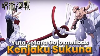 Gila! Yuta Okkotsu hancurkan Kenjaku dan Sukuna dengan teknik doman expansion ini?