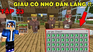 Tập 23 | SINH TỒN MINECRAFT PE  1.17 | Làm Full Đồ Phù Phép Và Đổi Lục Bảo Cho Dân Làng..!!