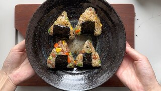甜酱油烤饭团