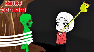 Pocong Santi part 18 - Santi Balas Dendam - Kartun Hantu Lucu