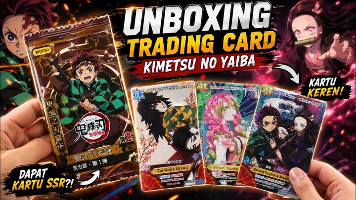 Menghabiskan $2 buat unboxing 10 Trading Card Demon Slayer