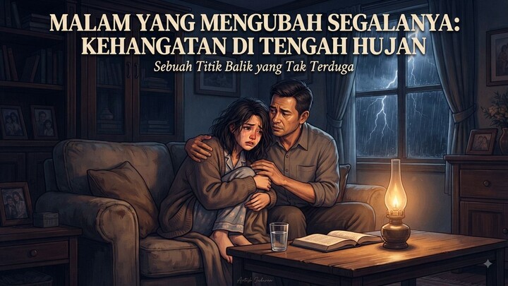 Malam yang Mengubah Segalanya_ Kehangatan di Tengah Hujan
