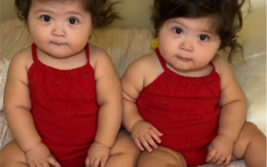 A bib-print New Year doll that starts dancing as soon as it hears Mommy sing.
