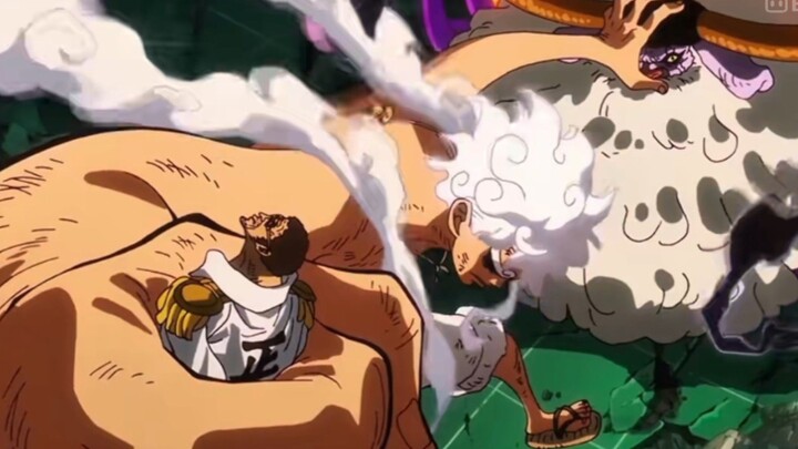 Luffy mode Gear 5 auto bantai musuh!! 🥶🤯
