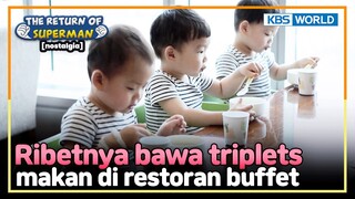 [IND/ENG] Ingin makan dengan damai, Ayah Ilkook malah kewalahan... | Nostalgia Superman | KBS 140713