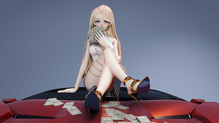 【MMD/Nailin】Is this a rich woman?