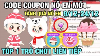 TẶNG QUÀ NÔ EN MÃ CODE COUPON MỚI NHẤT, TOP 1 TIỆC TRÒ CHƠI LIÊN TIẾP TRONG PLAY TOGETHER