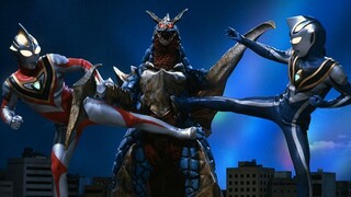 [Ultraman Gaia] - Gaia & Agur bertarung melawan Binatang Penghancur Poseidon terkuat. Ini pertarunga