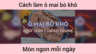 Ô mai bò khô