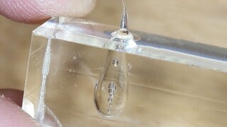 Movie|Drop 1500 ℃ Glass Into The Resin