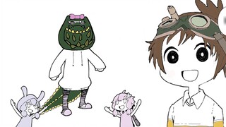 [มอนสเตอร์ฮันเตอร์เขียนด้วยลายมือ MHW] ไม่ว่าไทรันโนซอรัสจะพูดอะไร ไอโบจะตั้งใจฟัง