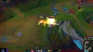 lol pha combat khiến bạn phải há mồm   #montage #highlight