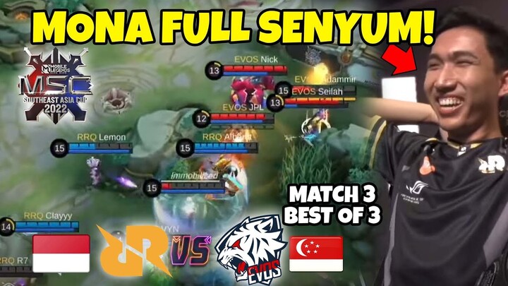 Akhirnya Bisa Melihat LEMON SENYUM ABIS MATCH TERAKHIR!! GG GG RRQ VS EVOS MATCH 3