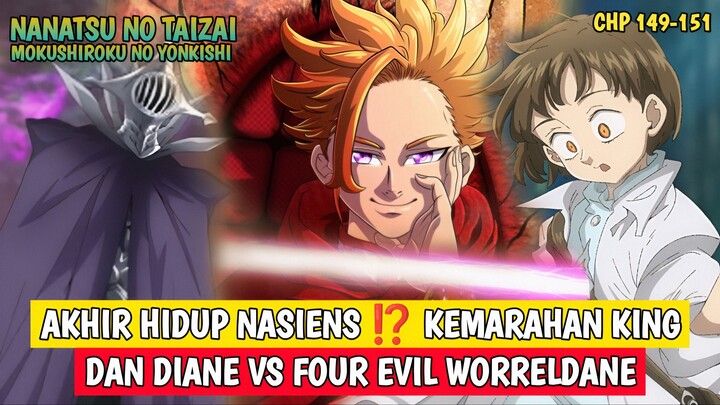 Nasiens M4ti ⁉️ Kemarahan King Dan Diane VS FOUR EVIL Worreldane | NNTMNY ( 149 - 151 )