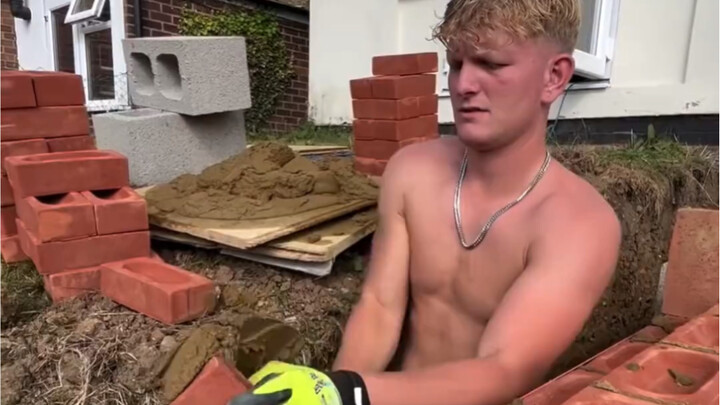 กระบวนการก่อผนังอิฐ: ชมวิธีช่างก่อสร้างต่างประเทศทำตามมาตรฐานขั้นตอนการก่ออิฐอย่างเป็นระบบ