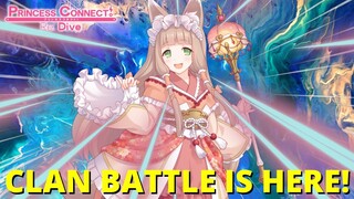 APRIL CLAN BATTLE IS HERE!!! GOING FOR TOP 300! (Princess Connect! Re:Dive)