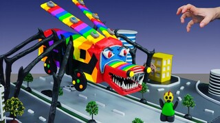 Làm CẦU VỒNG MECHA BUS ĂN SCP 2086