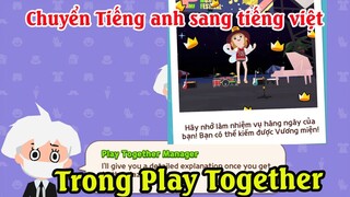 Cách đổi ngôn ngữ từ tiếng anh sang tiếng việt trong Play Together