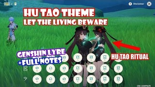 HU TAO THEME ( Let the Living Beware ) | Genshin Impact Lyre