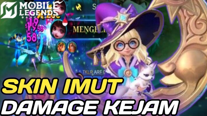 SKIN IMUT DAMAGE KEJAM🔥🔥 Mage Kecil Sihir Bulan Sadis ❗❗❗