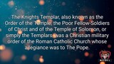 Knights Templar part 1