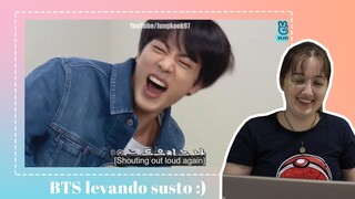 REAGINDO À 'BTS LEVANDO SUSTO' #SEMANABTS