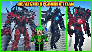 GG! Aku Berhasil Dapatkan Semua Titan Upgrade Di Dunia Skibid Toilet Super Realistic