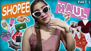 Shopee Haul 2019 Part 1 || Vlog No.1 || Anghie Ghie