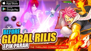 RILIS GLOBAL FAIRY TAIL FIERCE FIGHT INI JADWALNYA!!!! (review gameplay & summons) game 3D