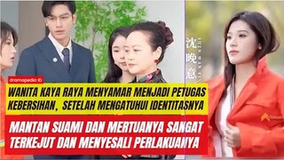 Wanita kaya raya menyamar menjadi petuagas kebersihan untuk mengetahui karakter suami dan mertuanya.