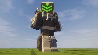 [Transformasi Armor Pertempuran Minecraft] Demo produk jadi Exoskeleton