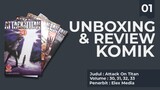 Unboxing & Review Komik Attack On Titan Vol.30, 31 ,32 ,33 | U&R [KOMIK] #01
