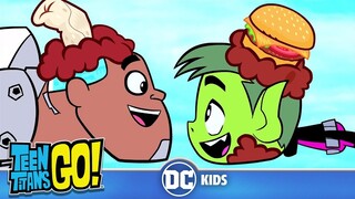 Teen Titans Go! | Food Fight! | @DC Kids