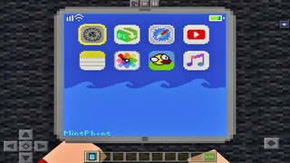 How To Play FLAPY BIRD, ITUNES MUSIC, YOUTUBE and MORE in Minecraft PE | Working Phone in MCPE/MCBE