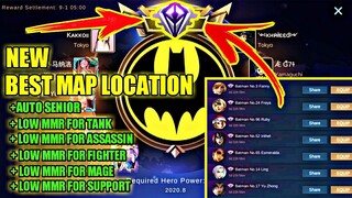 New Best Map Location | Auto Senior Location| Good For Assassin, Tank, Mage, Support, Marksman |MLBB